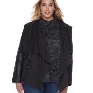 Black Faux Leather Jacket